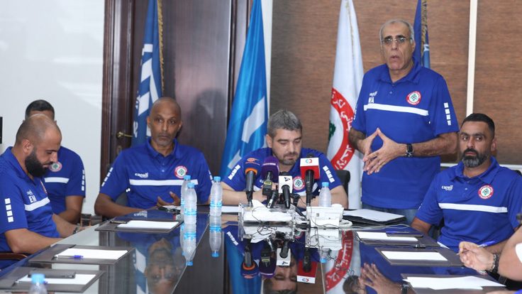 المؤتمر الصحافي لمدرب منتخب لبنان