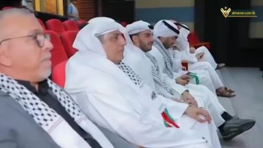 ندوات رياضية داعمة لغزة وفلسطين